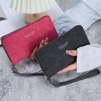 ราคา Cross-Border Trend Bi-Fold PU Wallet Fine Stitching Daily Purse Black Pink Blue Brown Light Green Burgundy 2026 ฤดูร้อนใหม่ (57664360304)