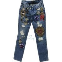 ราคา ของแท้ Dolce & Gabbana Denim กางเกงยีนส์ (48014469008)