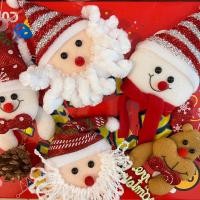 ราคา ⛄️ของตกแต่งต้นคริสต์มาสDIY ผ้ากำมะหยี่ ชุด5ชิ้น ตกแต่งคริสต์มาส christmas tree ของประดับต้นคริสต์มาส เทศกาล ซานตาครอส (22245987605)