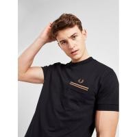 ราคา Fred Perry Pocket T-Shirt in Black (22347503148)