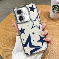 ราคา สต็อกพร้อม! สําหรับ iPhone 12 Blue Star รูปแบบการ์ตูนกรณีทั้งหมดรอบ 4 มุม Anti-Fall ฝาครอบกันชนเคสโทรศัพท์ (48265912253)