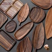 ราคา WUPEI จานอาหารค่ํา, ถาดชาใบไม้, ถาดชาทรงกลมเรียบง่ายถาดจานเสิร์ฟชา (57665433199)