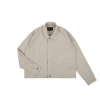 ราคา Mickout Dune Trucker Jacket - เสื้อแจ็คเก็ตผ้าฝ้ายผู้ชาย Twill Boxy Fit Trucker - ครีม (54901111323)
