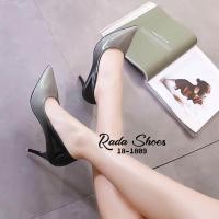 ราคา 18-1809 รองเท้าส้นเข็ม เก็บทรงเท้า หนังแก้ว (4402484139)