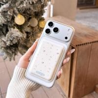 ราคา CUTE DOG AND CAT Slim PU Leather Magnetic Phone Card Holder, Stick-on Credit ID Card Wallet Pouch, Back Card Pocket for Magnetic Phone Cases Accessories (48116069328)