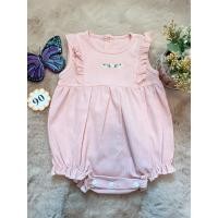 ราคา รอมเปอร์ แขนสั้นขาสั้น สีชมพู ผ้าดีมาก ใหม่เทียบ 1 size 90 18-24 เดือน พร้อมส่ง (25067156622)