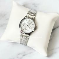 ราคา CASIO นาฬิกาข้อมือผู้หญิง รุ่น LTP-V300D-7A / LTP-V300D / LTP-V300 รับประกันศูนย์เซ็นทรัล cmg (24186635139)