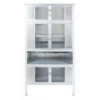 ราคา LOCAL789 CLOSE ตู้กับข้าวอลูมิเนียม โครงเหล็ก 3 ฟต 6 ประตู SENSE-B92 ขนาด 92x43x166 ซม.สีเงิน ร้านอยู่ในไทย (26800620066)