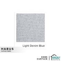 ราคา KKBS CURTAIN Habus Fabric Cut by Meter - Light Denim Blue (126") (53459555814)