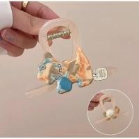 ราคา กิ๊บหนีบผมสุนัขลายหินอ่อนประดับเพชร | หนีบแน่น สไตล์เกาหลี น่ารักดูแพง (52707306132)
