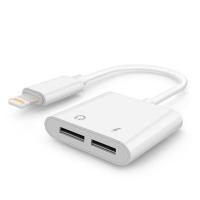 ราคา สายแปลง 2 in 1 รุ่น L1 Lightning Audio Charge Adapter หัวชาร์จ หูฟังไอโฟน 2 in 1 (2494421284)
