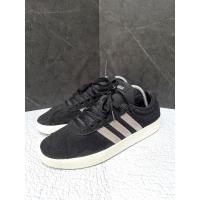 ราคา Adidas VL Court 2.0 Black Platinum Metallic ไซส์ 42 2/3 พื้นรองเท้า 26.5 cm Ori (28106536300)