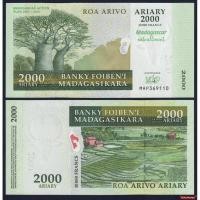 ราคา ธนบัตร มาดากัสการ์ Madagascar ราคา 2000 เอเรียรี รุ่นปี 2007 P-93 สภาพใหม่เอี่ยม 100%UNC ไม่ผ่านการใช้ สำหรับสะสม (4394139483)