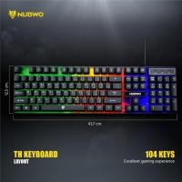 ราคา NUBWO NK36 NK-36 / NK-39 / NK-42 NK-48 คีย์อร์ด คีย์อร์ดเกมมิ่ง GAMING KEYBOARD Features LED Rainbow Backlight ไฟสีรุ้ง (26424458315)