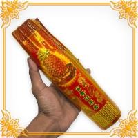 ราคา ธูป ธูปหอม ธูปไม้กลมสับปะรดทองใหญ่ กลิ่นพุทธชาต เกรดดี ธูปหอมอย่างดี ยาว (พร้อมส่ง) (19562312198)