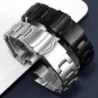 ราคา สายนาฬิกาข้อมือ สเตนเลส พลาสติก สีดํา สําหรับ Casio PRW-3000 3100 6000 6100Y PRG-300 (24218644624)