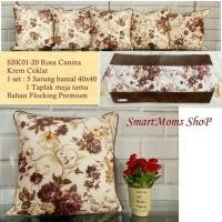 ราคา MODERN MINIMALIST SOFA CUSHION COVER / PREMIUM LUXURY CHAIR CUSHION COVER / SBK SET 40X40 SQUARE VELVET (56800923067)