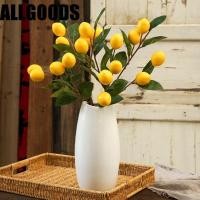 ราคา ALLGOODS สาขามะนาวเทียม, พลาสติกผลไม้มะนาวเทียมหรูหรา, การจัดดอกไม้ Handmade หรูหราพืชปลอมร้านอาหารโรงแรม (51408388374)