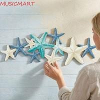 ราคา MUSICMART ปลาดาวแขวนตกแต่ง, 2D แบน Multi-ปลาดาวไม้ปลาดาว Wall Decor, Modern Handcrafted Craft Nautical ความงามฤดูร้อนปลาดาวเครื่องประดับ Beach House (28395127253)