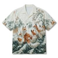 ราคา เสื้อฮาวายThe Great Highland Fox เชิ้ตคอฮาวายงานอาร์ต (54257208747)