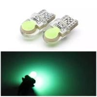 ราคา FS ไฟหรี่LED ขั้วT10 COB2ชิพ ซิลิโคน ( สีเขียว) 2หลอด (8116958231)