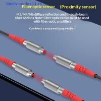 ราคา Buildvictories11 Fiber Optic Sensor Probe Reflection กระจาย M3-M6 1M สายความไวสูง Photoelectric Switch สําหรับอุตสาหกรรม Automation TH (48267229841)