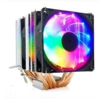 ราคา 2/4/6 Heatpipe CPU Cooler Tower พัดลม PWM RGB สําหรับ Intel LGA1700 2011 AMD AM4 (55817458459)