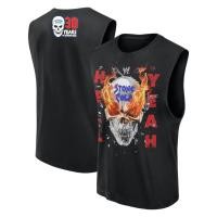 ราคา เสื้อกล้ามลาย Stone Cold Steve Austin 30th Anniversary WWE สีดำ พิมพ์หัวกะโหลกเปลวไฟ S-3XL (42432535447)