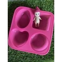 ราคา แม่พิมพ์สบู่ พิมพ์สบู่ diy แม่พิมพ์ซิลิโคน สี่เหลี่ยม เรขาคณิต วงรี วงกลม หัวใจ 4 ช่อง (15906820725)