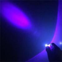 ราคา ใหม่ 1/4PCS มินิพวงกุญแจ UV ไฟฉาย LED ไฟฉายพวงกุญแจโคมไฟปุ่มแบตเตอรี่โคมไฟสีแดงสีม่วงสีฟ้าสีเขียวแสงกลางแจ้งไฟฉายป้องกันตัวเอง (56600768561)