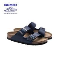 ราคา ☑ ของแท้ 100% Birkenstock Arizona leather sandals 1013643 Navy blue slippers (25898328397)