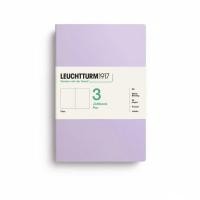 ราคา Leuchtturm1917 Jottbook pur (A5) หน้าเลข 80 จุด ม่วง แพ็ค 3 ชิ้น (43034252469)