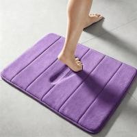 ราคา พรมเช็ดเท้า Memory Foam นุ่มลื่นพร้อมฐานยางประ (57166633130)