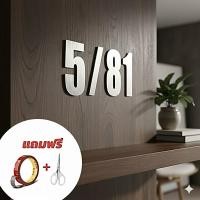 ราคา ตัวเลขสแตนเลส ป้ายบ้านเลขที่สแตนเลส อย่างดี ทนทาน สูง 8 ซม. ตัวเลขมงคล ตัวเลขสีเงิน มีเงินมีทอง ตัวเลขอ้วน มีกินมีใช้ (28321657077)