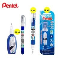 ราคา ปากกาลบคำผิด Pentel ขนาด 4.2 7 และ 12 มล. ลิควิดเพนเทล น้ำยาลบคำ Pentel หัวเข็ม ไม่ตัน ด้ามน้ำเงิน (11756251387)