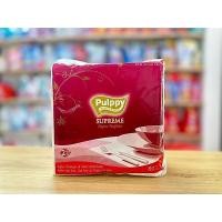 ราคา Pulpy Supreme ทิชชู่สี่เหลี่ยม 80 แผ่น x ขนาด 2 ชั้น (33 x 33)ซม. [กระดาษเช็ดปาก] (56411589801)
