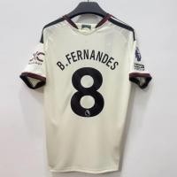 ราคา 26-27 เสื้อฟุตบอลแมนยูเยือนแขนสั้นพัดลมเสื้อยืด ส-4เอ็กแอล (52667443686)