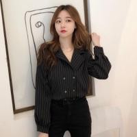 ราคา พร้อมส่ง เสื้อเชิ้ตแฟชั่นสไตล์เกาหลี (808610468)