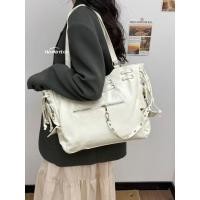 ราคา [Escape Wild Vegetas] 2026 New Style Country Motorcycle Bag Tote Bag High-End Feeling Willow Nail One-S (44667078625)