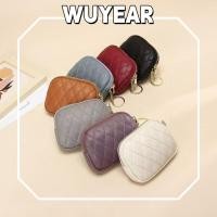 ราคา IWUYEAR Zipper Wallet, Casual PU Leather Mini Coin Purse, Portable Car Key (52459628302)
