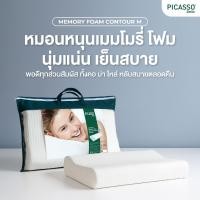 ราคา Smile by Picasso หมอนหนุนเมมโมรี่โฟม Contour M (หมอนหนุนสุขภาพ) (44313788477)