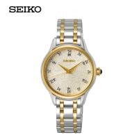 ราคา SEIKO Quartz นาฬิกาข้อมือผู้หญิง (ไซโก) รุ่น SRZ550P ขนาด 29.5 mm สีทอง (24173637974)