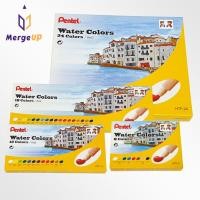 ราคา สีน้ำหลอด PENTEL Water Colors กล่อง 8, 12, 18, 24 สี สีน้ำหลอด (4358305861)