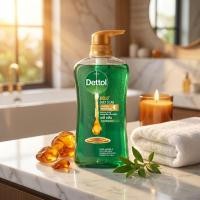 ราคา เดทตอลเจลอาบน้ำโกลด์แอนตี้แบคทีเรียสูตรเดลี่คลีน 480มล. Dettol Gold Daily Clean Shower Gel 480ml. [8850360039415 ] (48115446223)