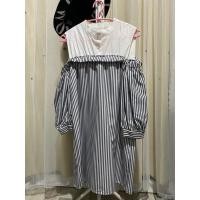 ราคา เดรสสั้นเปิดไหล่ มือสอง (23765524769)