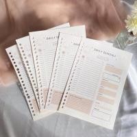 ราคา Daily Planner A5 LOOSE LEAF เนื้อหา Binder หนังสือวางแผนรายวัน Journal Planner Study Planner (26515950168)