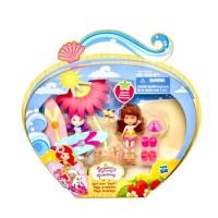 ราคา Strawberry Shortcake Sun Lovin’ Beach Mini 3” ORANGE BLOSSOM & PLUM Doll NIP (28511436285)