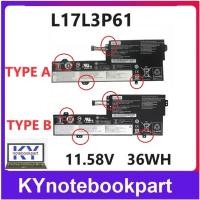 ราคา BATTERY ORIGINAL LENOVO แบตเตอรี่ ของแท้ LENOVO Ideapad 320s-13IKB Yoga 320-11 Yoga 520-12 Yoga 720-12IKB L17L3P61 (55310578475)