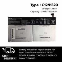 ราคา (ส่งฟรี ประกัน 1 ปี) แบตเตอรี่ โน๊ตบุ๊ค Battery for Asus Transformer R104TAF T100TC T100TA R104TAL T100TAM C12N1320 (12348926792)