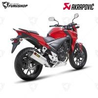 ราคา ท่อสูตร/ท่อแต่ง/ท่อไอเสีย Akrapovic slip on titanium : for Honda CBR 500 X 13-17, F 13-15 , R 13-15 (14993443136)